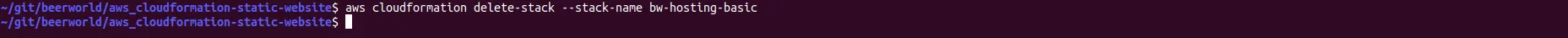 Stack deletion